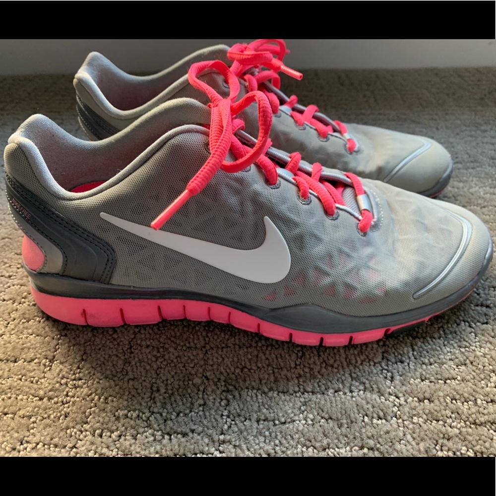 Pink and Gray Nike- Size 8 In Great Condition